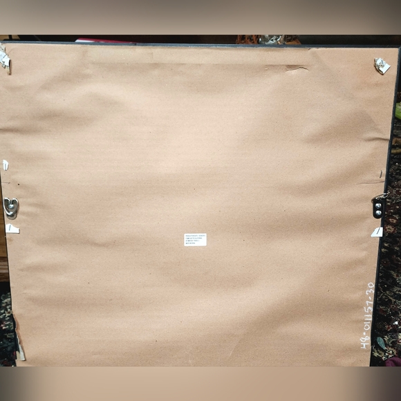 Large Contemporary Art Deco Metalwork Design Framed hanging Art - Picture 9 of 9